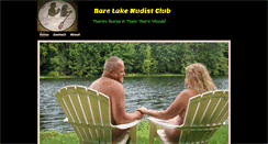Desktop Screenshot of barelakenudistclub.com